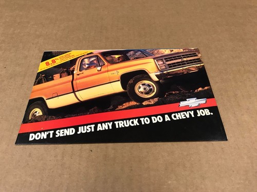 Vintage chevy trucks fold out - vintage,