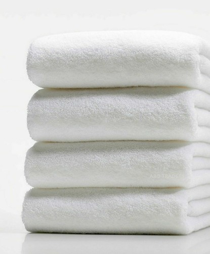 White big towel bath hotel - white,