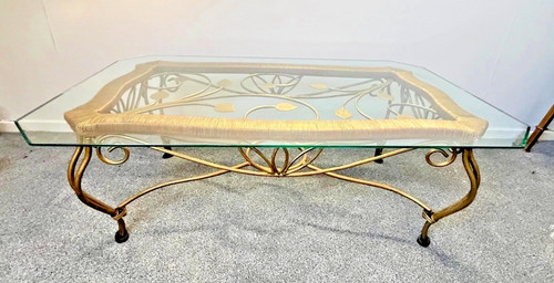 Vintage wrought iron gold - iron,