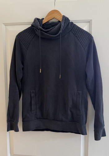 Navy quilted pullover - navy,