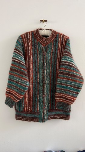 Vintage hand knitted chunky - hand,