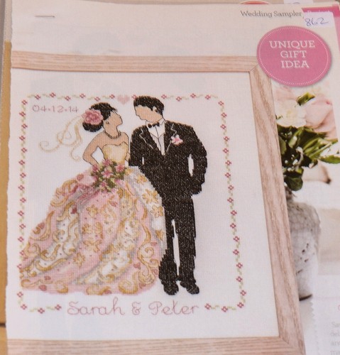 Cross stitch chart wedding - chart.,