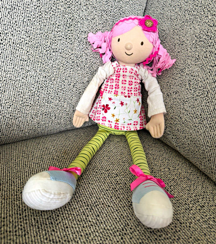 Emily button doll plush - m&s,