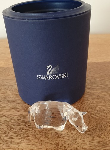 Swarovski crystal rhinoceros - swarovski,