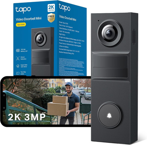 D205 3mp battery - 2k, doorbell