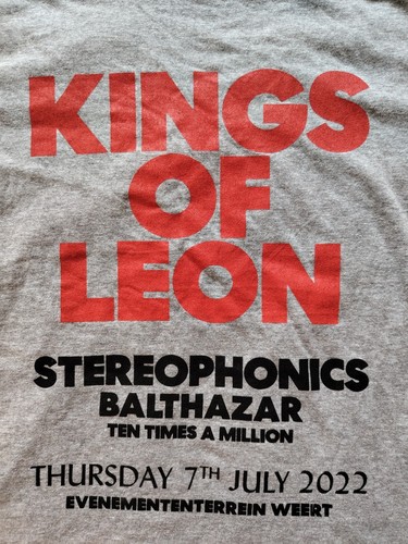 Kings leon shirt size - kings,