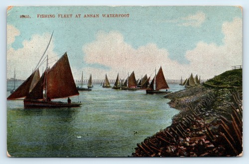 Postcard annan waterfoot - annan,