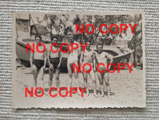 1957 shirtless men swimming - shirtless,