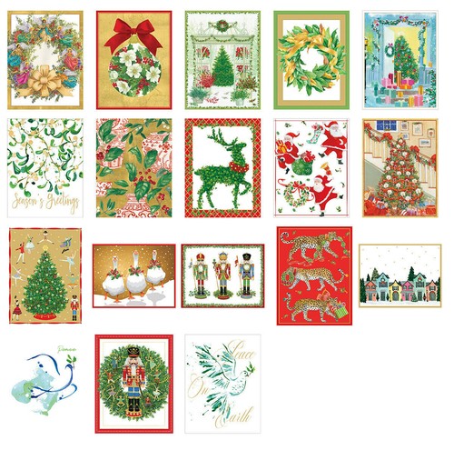 Caspari christmas cards - caspari, 5