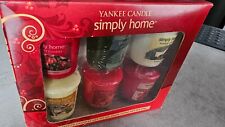 YANKEE CANDLE SIMPLY HOME 6 VOTIVE CANDLES NEW UNUSED LOVELY FRAGRANCE