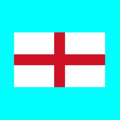 England flag iron - flag, on