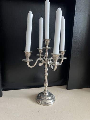Arm silver colour candelabra - arm,