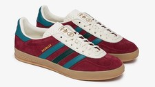 ADIDAS ORIGINALS GAZELLE INDOOR MULTI BURGUNDY IG4996 - SIZE UK 7 - BNWT & BOX