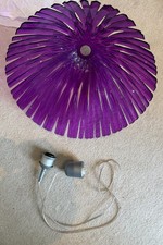Purple Statement Pendant Light