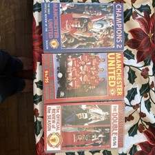 Man utd vhs videos - utd,