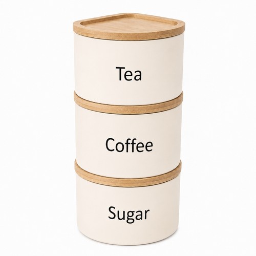 Stackable canister set 3 - set,
