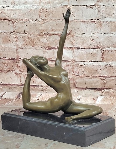 Bronze art deco nude - bronze,