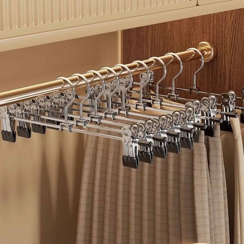 5pcs metal pants hangers - pants,