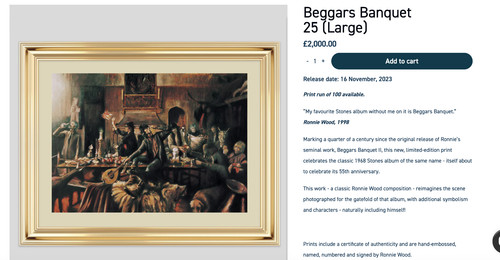 Ronnie wood beggars banquet - ronnie,