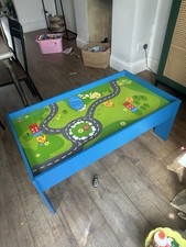 Train Play Table, Wooden Track
