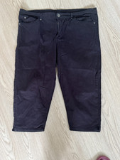 Ladies Cropped Trousers from Matalan - size 18 - Black