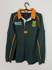 SOUTH AFRICA NATIONAL TEAM RUGBY UNION SHIRT LONG SLEEVE JERSEY CANTERBURY