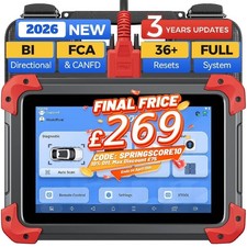 XTOOL D7 Bidirectional Scan