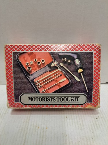 Vintage motorists tool kit - vintage, in