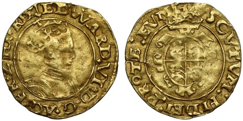 Edward gold halfcrown - vi,