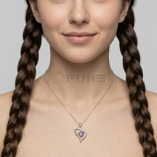 Purple amethyst 925 - purple,