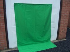 Green  Photographic Background Backdrop Fabric 57" wide 86" tall 1.5M x 2.1M