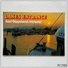 Lakes Entrance East Gippsland Victoria Marina Sunset Postcard (P789)