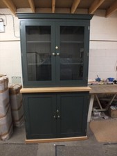 Buckingham Painted 2 Door Library Unit Dresser + locks- bespoke sizes & colours