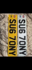 Sue Tony private number plate