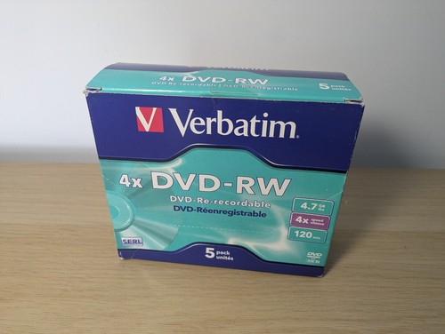 Verbatim dvd 7gb pack - dvd-rw, 4x