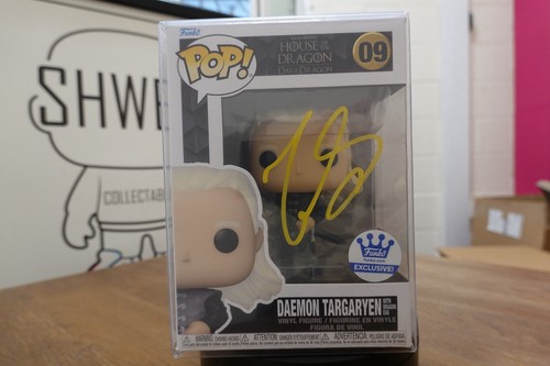 Matt smith signed funko daemon - signed,