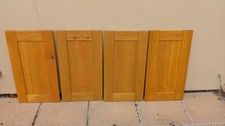 4 of solid light oak shaker