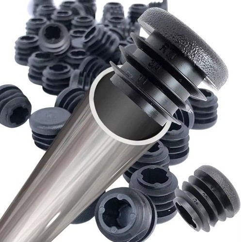 Pcs round plastic black - pcs,