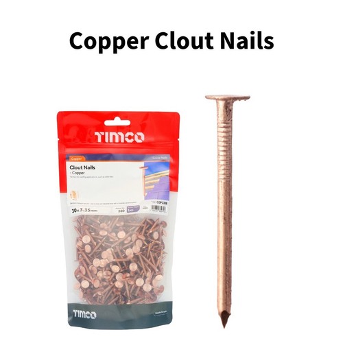 Timco 25pack copper clout - 25pack,