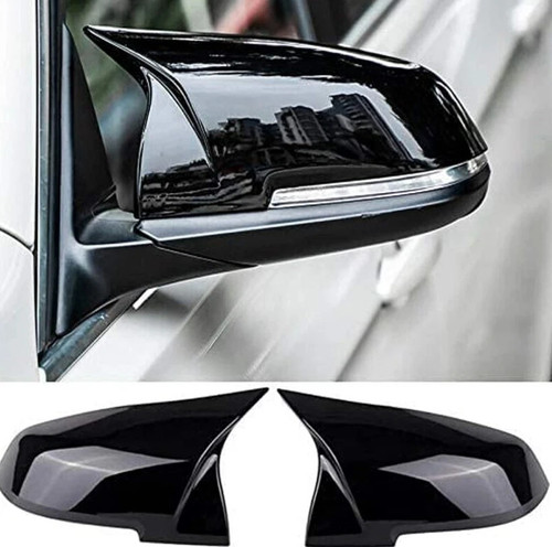 Gloss black wing mirror - 2x,