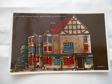 CHARLES DICKENS HOTEL BLACKPOOL ILLUMINATIONS RP POSTCARD VALENTINE'S 