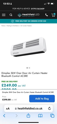 Dimplex ac3n electric - ac3n,