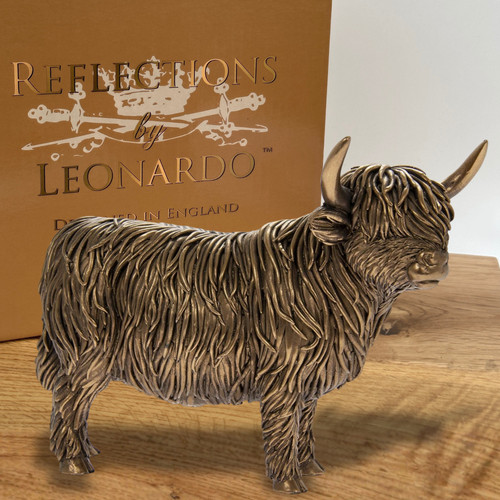 Bronze highland cow - highland,