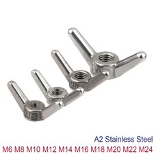 Wing Nuts A2 Stainless Steel