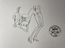 PINK FLOYD ANIMATION CEL “ THE WALL “ publicity Cels Art Music Classic Rock I19