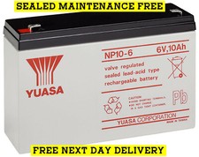 YUASA 6V 10AH as 12AH Battery