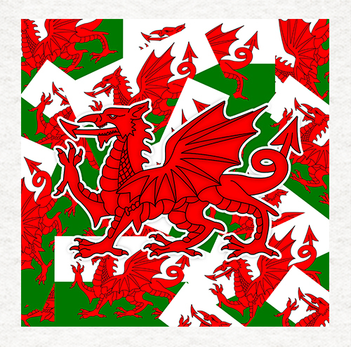 Welsh dragon layer look - welsh,