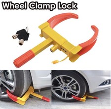 Wheel Clamp Car Caravan Trailer 