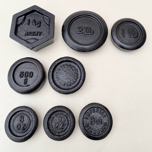 Set vintage cast iron - of,