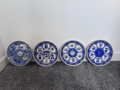 Ringtons blue white - &,